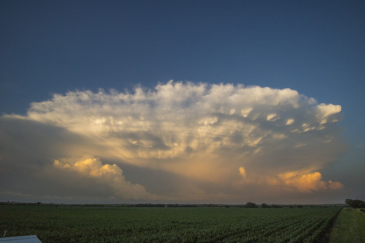 Thunderstorm over Hall County